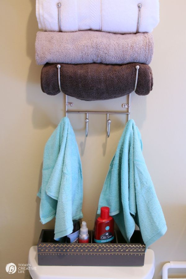 Designing a Bathroom for Teen Boys | Create a bathroom to meet both your needs. See more on TodaysCreativeLife.com