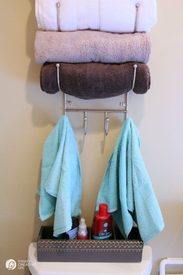 Designing a Bathroom for Teen Boys | Create a bathroom to meet both your needs. See more on TodaysCreativeLife.com