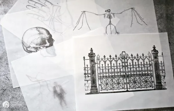 How to Make Spooky Halloween Candles | See the tutorial on TodaysCreativeLife.com