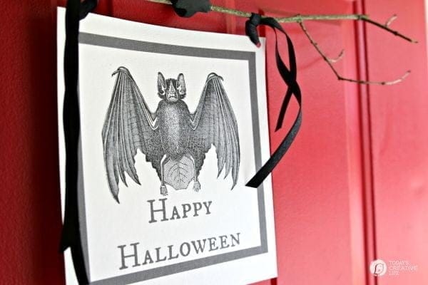 diy halloween door decor