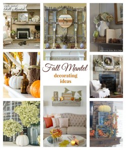 Fall Mantel Ideas from the Fall Ideas Home Tour | See more on TodaysCreativeLIfe.com