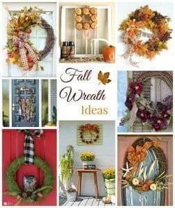 Fall Wreath Ideas from the Fall Ideas Home Tour | See more on TodaysCreativeLife.com