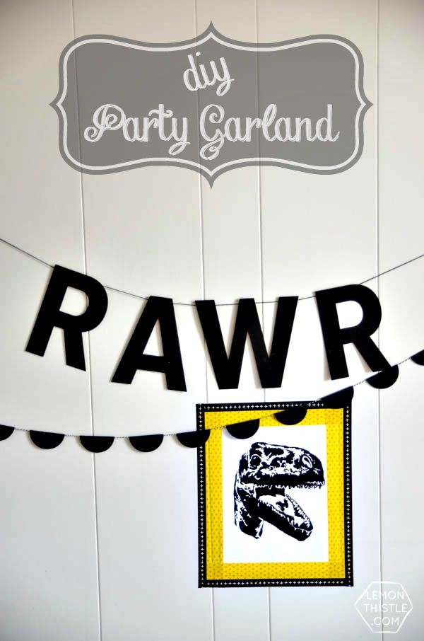 DIY Scalloped Party Garland is easy to make with a Cricuit! Make this easy party banner to be used for any event. Creative Contributor Colleen shows you how | See the full tutorial on TodaysCreativeLife.com