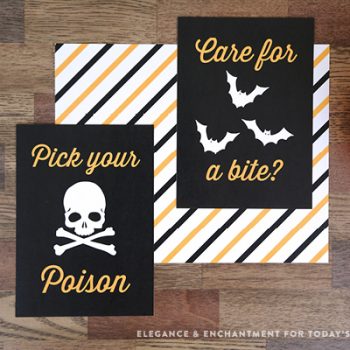 FREE Printable Halloween Prints and Signs for easy Halloween Decorating | See TodaysCreativeLife.com
