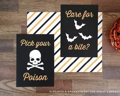 FREE Printable Halloween Prints and Signs for easy Halloween Decorating | See TodaysCreativeLife.com