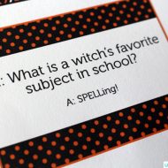 Free Halloween Printables: Halloween Lunch Notes