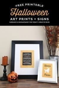 Free Printable Halloween Prints and Signs - Today&#039;s Creative Life