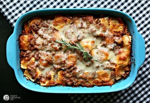 baked Italian pasta casserole