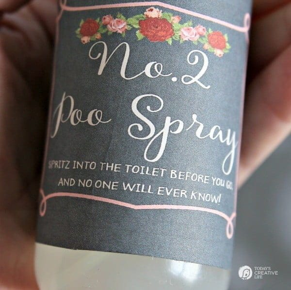 No.2 Poo Spray | DIY Toilet Spray | TodaysCreativeLife.com