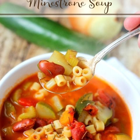 Slow Cooker Minestrone Soup