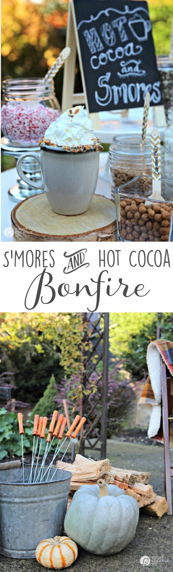 S'Mores and Hot Cocoa Bonfire Backyard Party | Today's ...