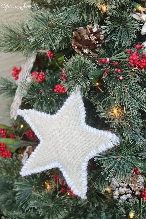 Sweater Star Christmas Ornaments 2