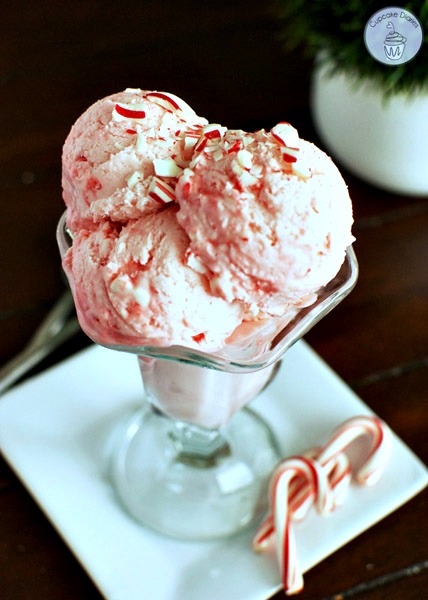 No Churn Candy Cane Ice Cream recipe by Cupcake Diaries for the Creative Girls Holiday Soiree! Make this seasonal peppermint candy ice cream for a seasonal treat. See the recipe on TodaysCreativeLife.com