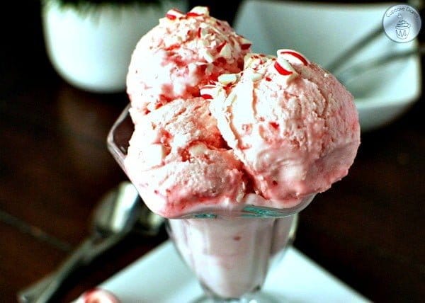 No Churn Candy Cane Ice Cream recipe by Cupcake Diaries for the Creative Girls Holiday Soiree! Make this seasonal peppermint candy ice cream for a seasonal treat. See the recipe on TodaysCreativeLife.com