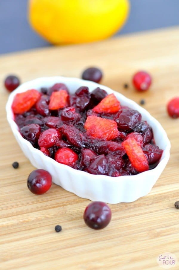 Homemade Cranberry Ginger Orange Compote | TodaysCreativeLife.com