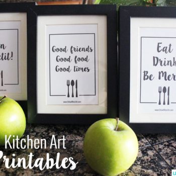 Free Kitchen Printables | These free printables make decorating your kitchen easy! Printable wall decor gives you so many options. Designed by UrbanBlissLife | TodaysCreativeLife.com