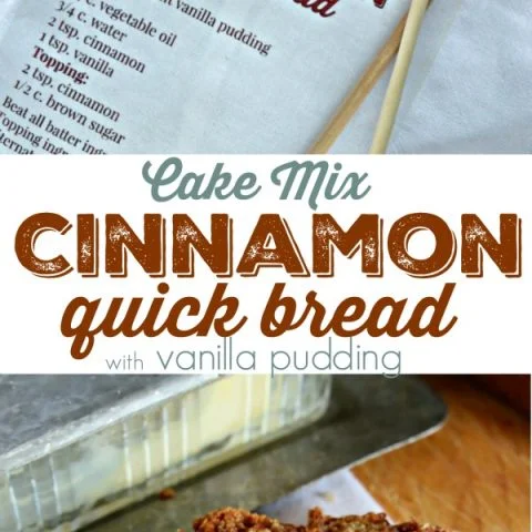 Cake Mix Cinnamon Bread