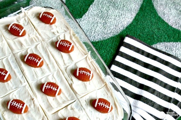 Game Day Brownies | Game Day treats are always on the menu. These brownies are simple to make with Pillsbury! See more by clicking on the photo. 