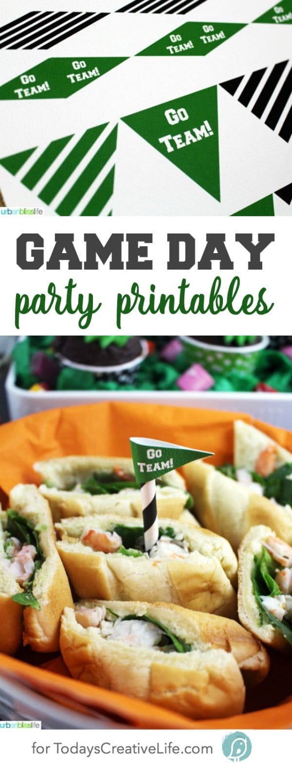 Fun Game Day Party Ideas: Free Printable Football Bingo Cards {Set of 4!}