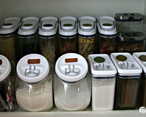 Organizing Your Pantry | Keep your pantry organized with simple storage ideas and printable labels. My pantry is a REAL HOME pantry. Come see. Click on the photo for more. TodaysCreativeLIfe.com