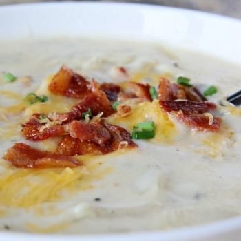bowl of loaded Potato Soup