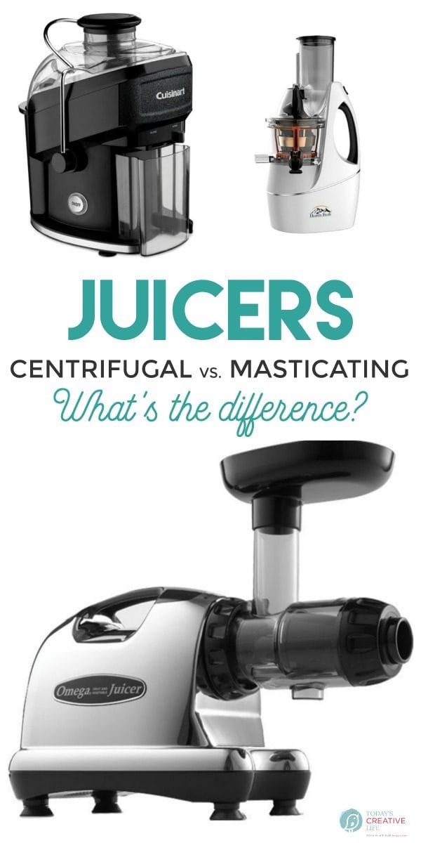 Centrifugal Juicers vs. Masticating Juicers - Today's Creative Life