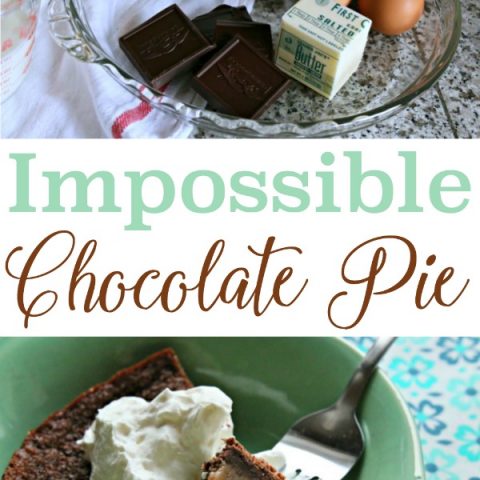 Impossible Chocolate Pie