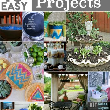 10 DIY Patio Projects | Find easy outdoor projects to make for your patio space. See more on TodaysCreativeLife