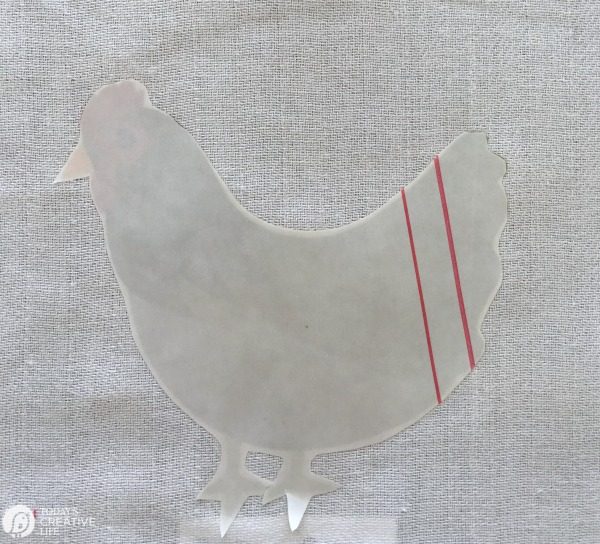 Iron On Chicken Tea Towels | Create easy home decor with iron on transfer paper. So many diy projects that make it easy to create homemade gifts, or transform any space with graphics you love. See the tutorial on TodaysCreativeLife.com