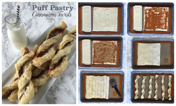 Puff Pastry Cinnamon Twists