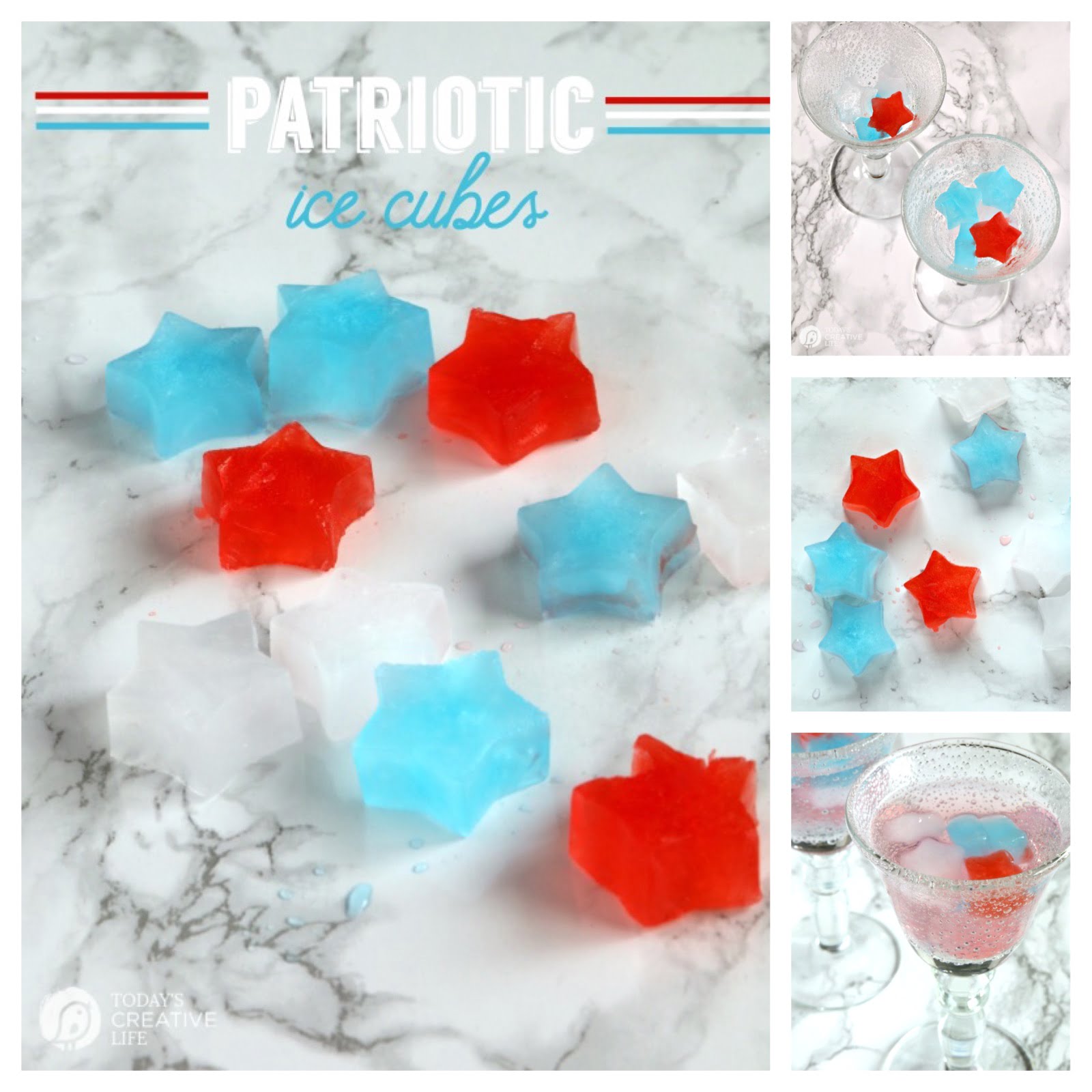 Easy to Make Christmas Ice Cubes - Marathons & Motivation