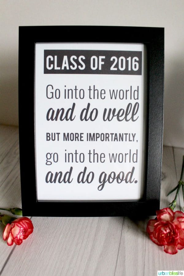 Graduation Quotes Free Printable - Today's Creative Life