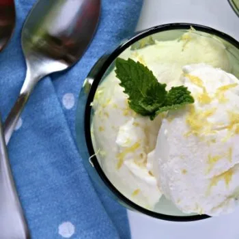 3 Ingredient No Churn Lemon Ice Cream | This simple recipe is perfect for summer! Find it on TodaysCreativeLife.com