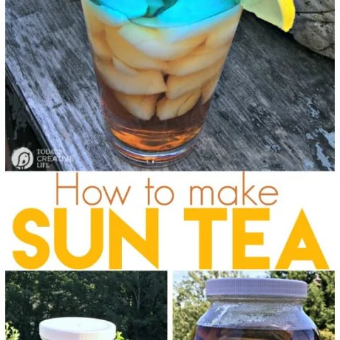 How to Make Sun Tea | Ice Tea never tasted so good! Sun Tea has a rich and bold brewed flavor that will wet your whistle. See more on TodaysCreativeLife.com