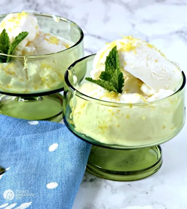 3 Ingredient No Churn Lemon Ice Cream - Today's Creative Life