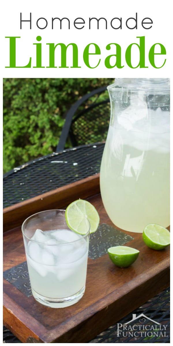 Pitcher of Limeade | Limeade Recipe | Fresh easy and homemade recipe for limeade. Summer Drinks | TodaysCreativeLife.com