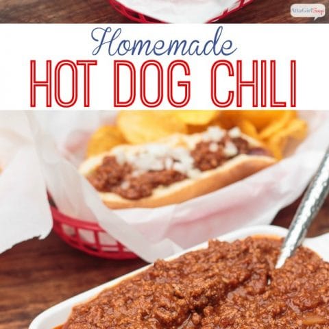 Homemade Hot Dog Chili | You'll never go back to canned chili again! Some call this Hot Dog Sauce! Atta Girl Says for TodaysCreativeLife.com