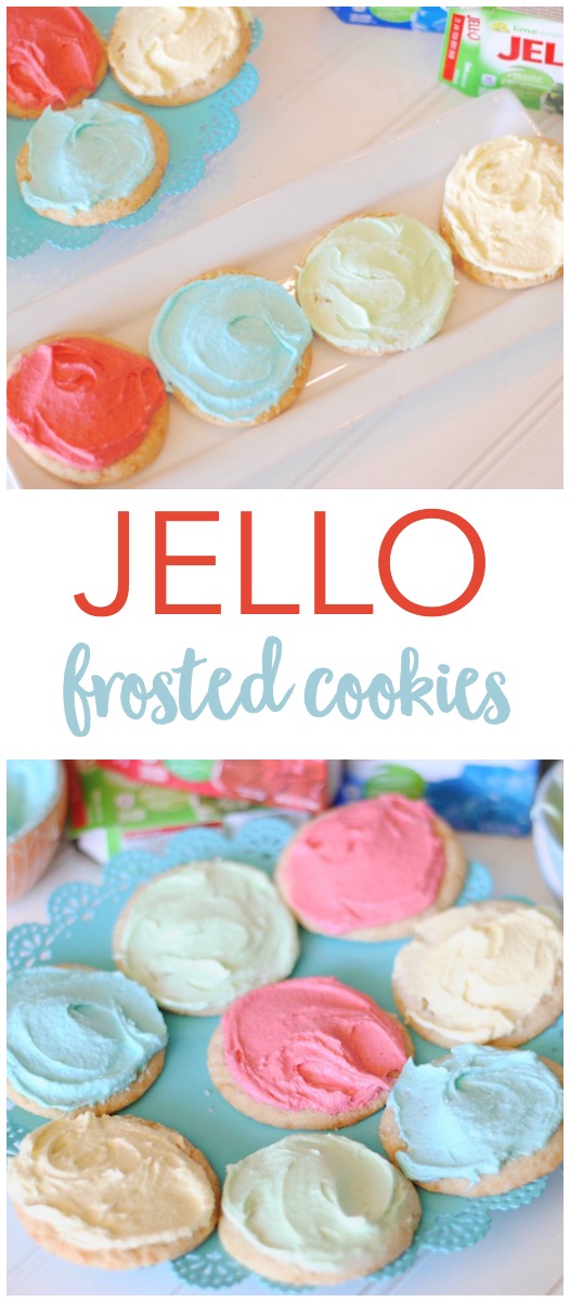 Jello Frosted Cookies | The best sugar cookies have the best frosting and when you make it with Jello, it's EASY! Reasons To Skip the Housework shared this recipe for Celebrate Summer Series on TodaysCreativeLife.com