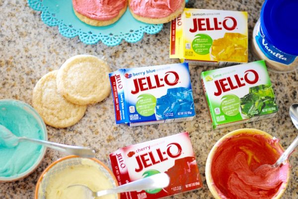 Jello Frosted Cookies | The best sugar cookies have the best frosting and when you make it with Jello, it's EASY! Reasons To Skip the Housework shared this recipe for Celebrate Summer Series on TodaysCreativeLife.com