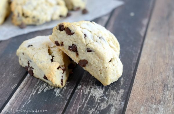 Chocolate Chip Scones by Creations by Kara