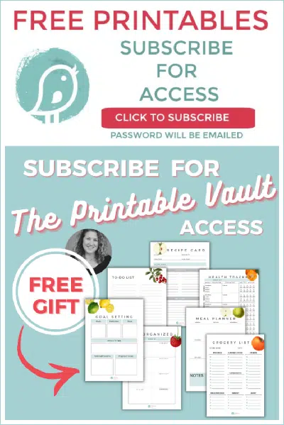Subscribe to the Printable Vault graphic