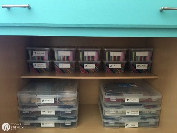 Storing Craft Supplies - Today's Creative Life