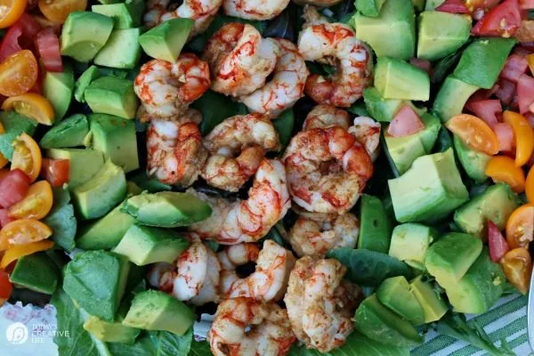 Chili Lime Shrimp | Perfectly seasoned Baked Shrimp in about 10 minutes! Great for salads, surf and turf or even shrimp tacos. See the recipe on Today's Creative Life