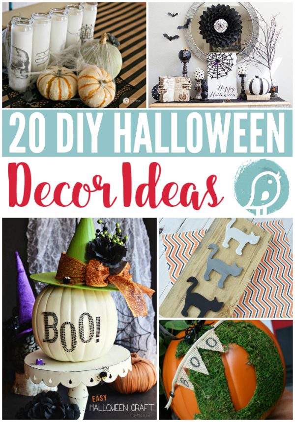 20 DIY Halloween Decor Ideas | Find creative and simple ways to decorate for Halloween. Let's bring some style to Halloween, just say no to tacky decor. Click the photo to see more! 