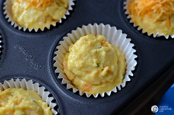 Cheddar Jalapeno Cornbread Muffins