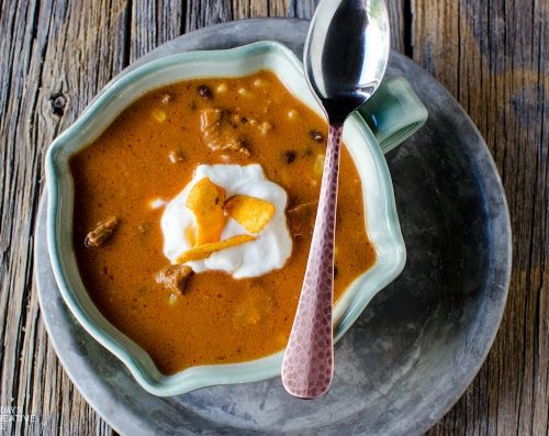 Slow Cooker Enchilada Soup | Crock Pot Soup Recipes are always a hit in my home! Find more slow cooker recipes on Today's Creative Life