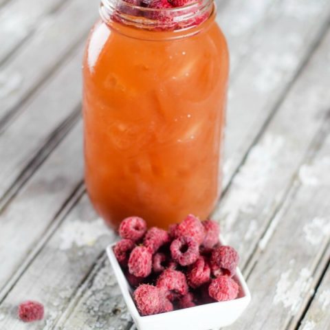 Spiked Raspberry Lemonade Ice Tea | Here's a super quick summer cocktail using a wine cooler as your mixer. Find the recipe on Today's Creative Life