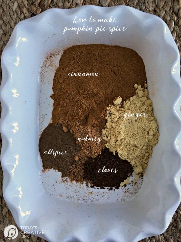 Pumpkin Pie Spice | make your own homemade pumpkin pie spice with this simple recipe. No fillers and all goodness. Click the photo to get the recipe. TodaysCreativeLife.com