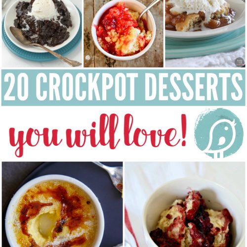 20 Crock Pot Desserts | Find slow cooker dessert recipes from your favorite bloggers. Just click on the photo.