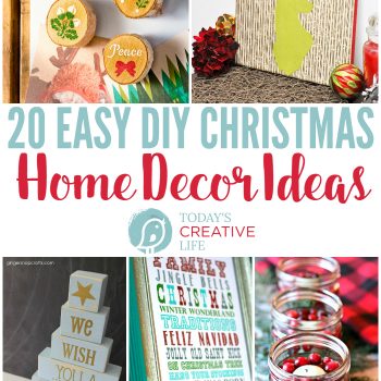 20 DIY Christmas Decorations | Find creative ways to decorate for Christmas with homemade decor ideas. Inexpensive holiday ideas for you!